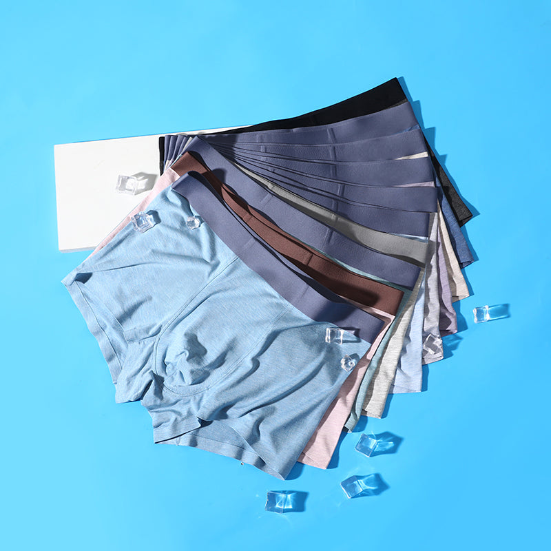 Xinyafang Midriff Breathable 50 count men's boxer shorts with colourful yarn Starting from 200