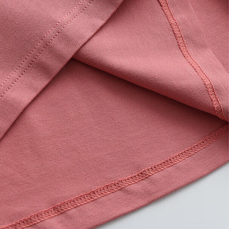 Xinyafang Bottom Shirt Loose 7A anti-bacterial comfort stretch cotton women's round neck suit Starting from 200